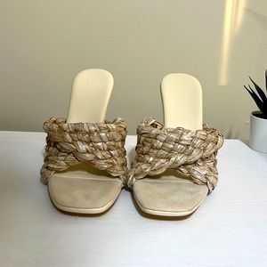 Summer Flared Heeled Mule